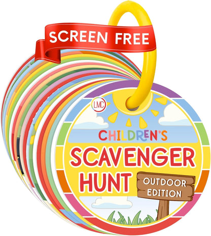 Children's Scavenger Hunt | Toddler Activities | Games for 2, 3 Year Old's & Up | Kids Educational Scavenger Hunt Cards (Outdoor Edition)