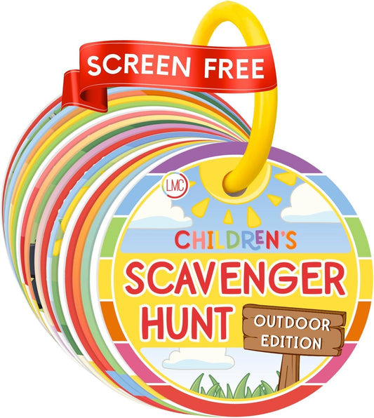 Children's Scavenger Hunt | Toddler Activities | Games for 2, 3 Year Old's & Up | Kids Educational Scavenger Hunt Cards (Outdoor Edition)