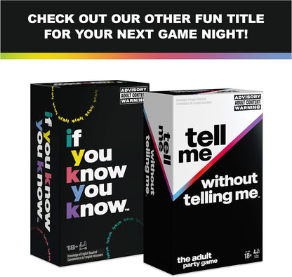 Spin Master Games, If You Know You Know IYKYK Card Game, Adult Party Game for Bachelorette Parties, College, Birthday, for Adults & Teens Ages 18+