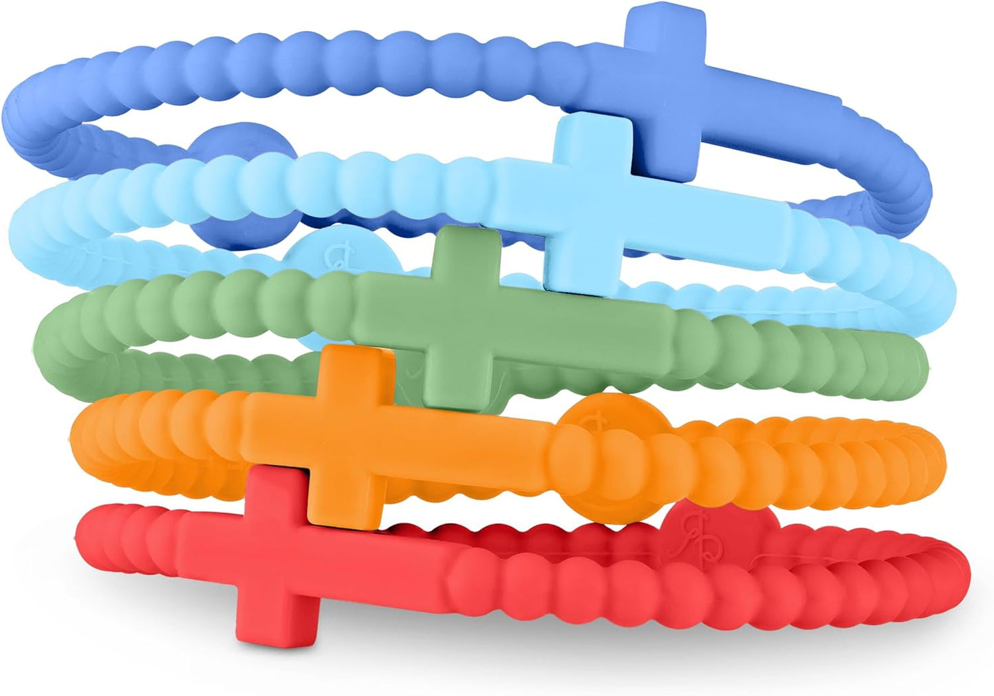 Ryan & Rose Jesus Bracelets - Cross Silicone Bracelet