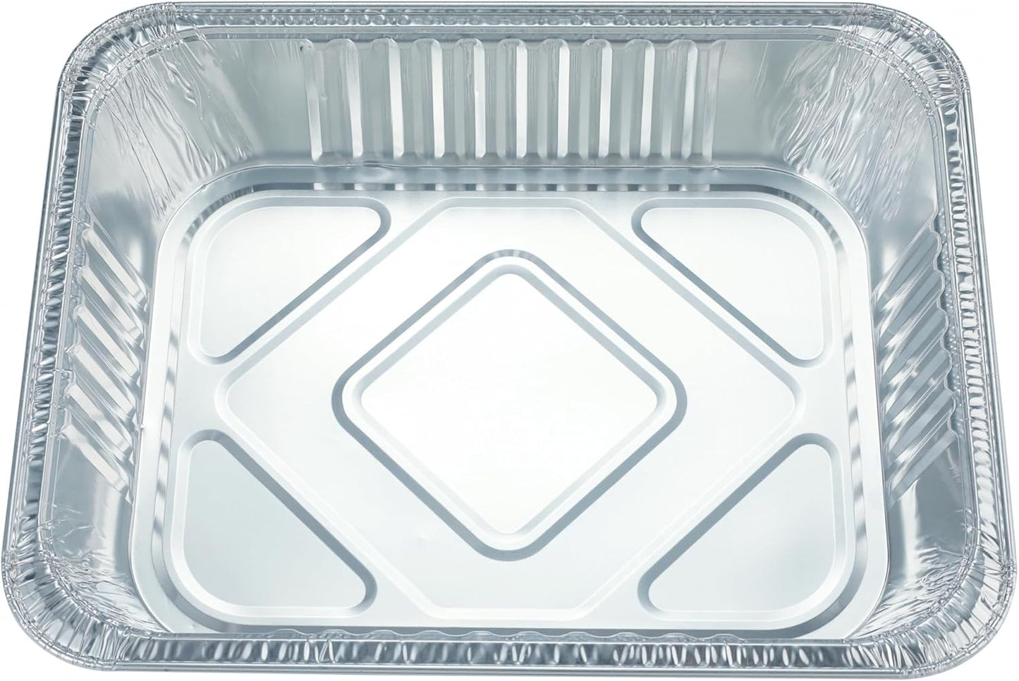 Waytiffer Aluminum Pans 9x13 Disposable Foil Pans (10 Pack) Half Size Deep Steam Table Pans Extra Thick for Baking, Cooking, Roasting, Heating, Serving & Lining Steam-Table Trays