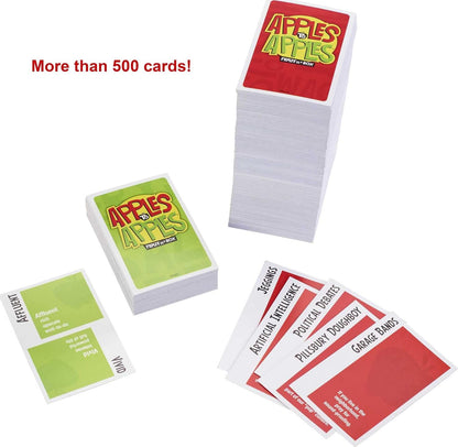 Mattel Games Apples to Apples Junior, The Game of Crazy Comparisons, Board Game with 504 Cards, Family Party Game Especially for Kids, Gift for Kid, Teen & Family Game Night Ages 9 Years & Older