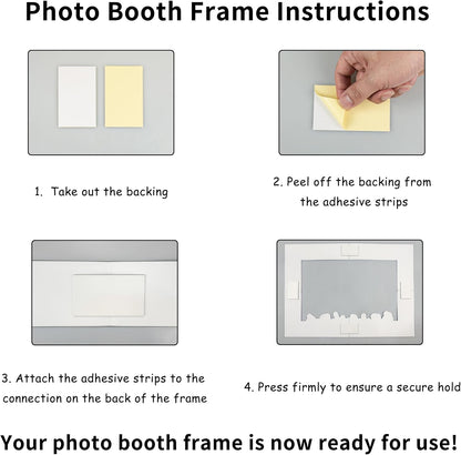 Friends Themed Photo Booth Props, 27.5 x 19.6 in Photo Booth Frame Friends Merchandise Party Decorations Supplies for Birthday, Graduation, Festivals, Anniversary, Wedding (Film Clapper Board Style)