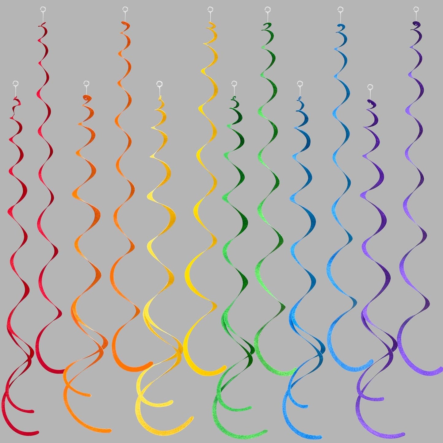 36 Pcs Blue Hanging Swirl Decorations Ombre Royal Blue White Felt Swirl Streamer Spiral Ceiling Garland for Birthday Wedding Baby Shower Graduation Under The Sea Nautical Ahoy Achor Party Supplies