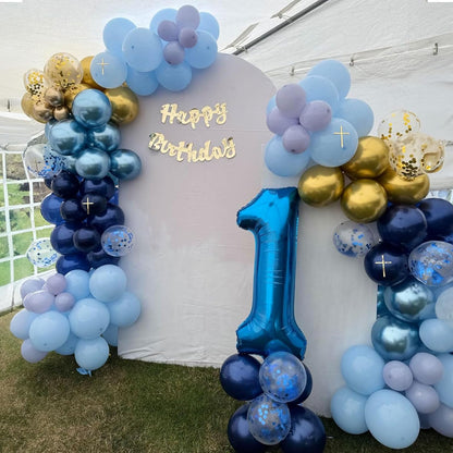 Pink Blue Purple Balloon, 60 Pcs 12 Inches Hot Pink Metallic Purple Teal Yellow Balloons Confetti Balloons for Kids Magic Theme Birthday Decoration Baby Shower Girls Music Party Supplies