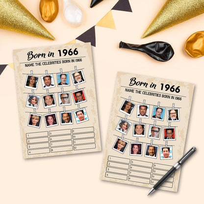 QUPT 40th Birthday Party Games, Movies in 1986 Games, Birthday Party Supplies for Adults, Fun 1986s Party Game，Pack of 30 Cards