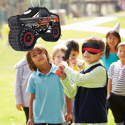 Hooqict Mexican Pinata with Blindfold and Bat Stick Party Pinata for Fiesta Carnival Cinco de Mayo Decorations Kids Adults Mexican Party Games Birthday Party Supplies