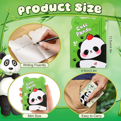 Wovnet 100 Packs Mini Notebooks Party Favors Animal Small Cute Pocketbook Bulk Cartoon Cat Dog Rabbit Bear Monkey Themed for Christmas Gift