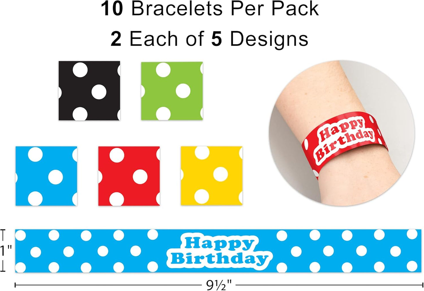 Teacher Pete the Cat Groovy Birthday Slap Bracelets