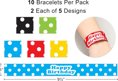Teacher Pete the Cat Groovy Birthday Slap Bracelets