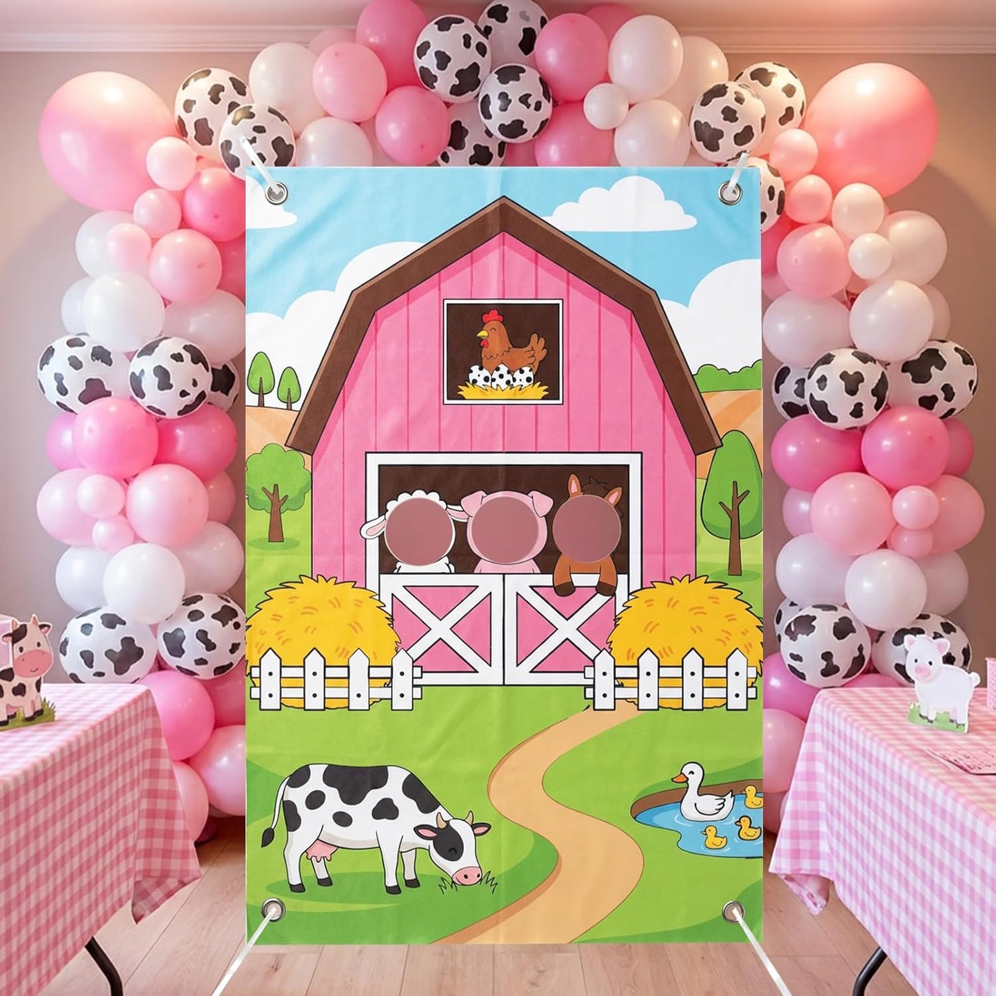 Serencatcher Engineer Party Decorations Photo Prop Backdrop 5x3.3ft Engineer Theme Cutout Backdrop Photo Booth Props Face in Hole Background Banner for Birthday Baby Shower Party Supplies Selfie Frame