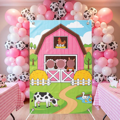 Serencatcher Engineer Party Decorations Photo Prop Backdrop 5x3.3ft Engineer Theme Cutout Backdrop Photo Booth Props Face in Hole Background Banner for Birthday Baby Shower Party Supplies Selfie Frame