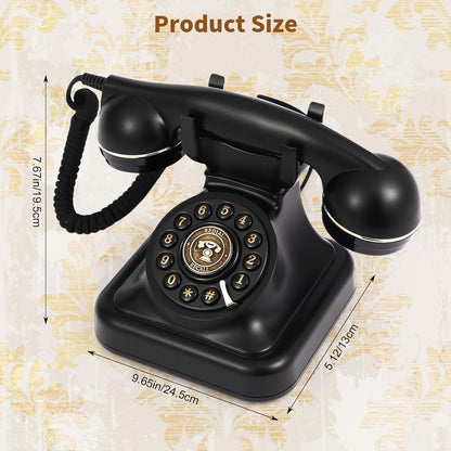 Audio Guest Book Wedding Phone, Audio Guest Book Record Customized Audio Messages Guest Book Alternatives Classic Retro Phone for Parties Birthdays Rentals Confessions Special Occasions