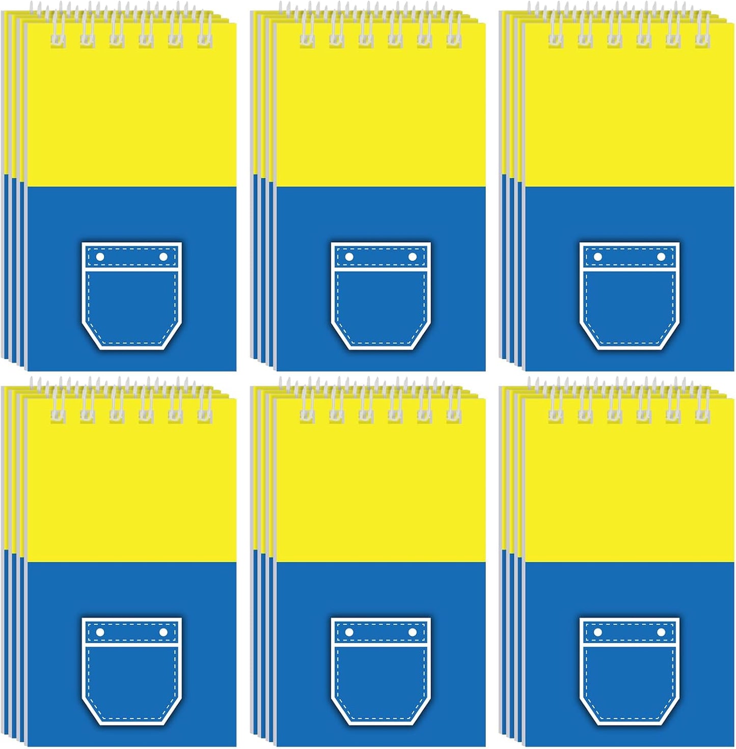 Eaasty 24 Packs Mini Cartoon Animation Party Favors Notebooks Red Cartoon Game Party Notepads Set Anime Themed Spiral Pocket Notepads for Boys Girls Classroom Birthday Office Party Favors