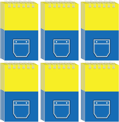 Eaasty 24 Packs Mini Cartoon Animation Party Favors Notebooks Red Cartoon Game Party Notepads Set Anime Themed Spiral Pocket Notepads for Boys Girls Classroom Birthday Office Party Favors