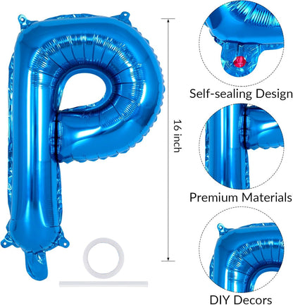 Happy Birthday Balloons Banner, Foil Balloon Personalized Name Letters Balloons Sign Birthday Party Decorations for Women Men Boys Girls Cream