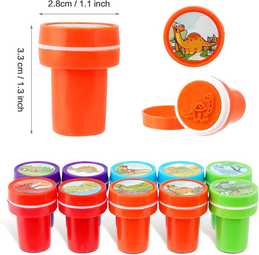 Kesoto 26Pcs Zoo Animal Stamps for Kids, Self Inking Stamps for Kids Birthday Gift, Farm Party Favors, Teacher Stamps