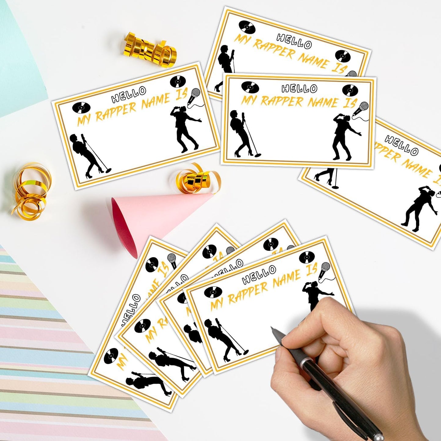 Gamer Birthday Party Decorations, Funny Video Game Party Night Favors Set,What's Your Gamer Name Perfect for Birthday Party Baby Shower Activities(31pcs)