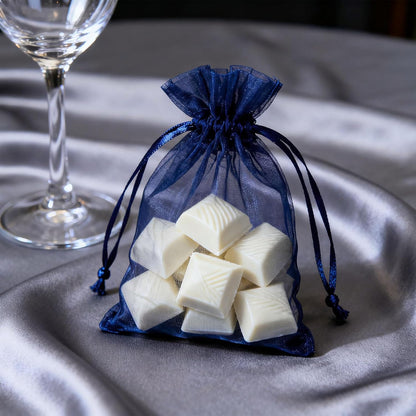 100PCS White Organza Bags, 4x6 Inch Small Mesh Bags Drawstring, Jewelry Gift Bags for Easter, Party, Festival, Bathroom Soaps, Makeup