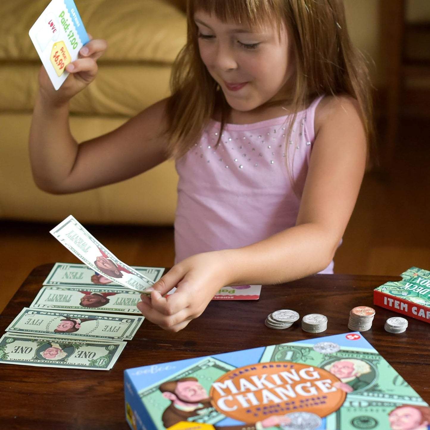 eeBoo Scavenger Hunt Indoors Game, a Finding Game that develops observational and Analytical Skills, Includes 50 Cards & Instructions, for Ages 3 and up
