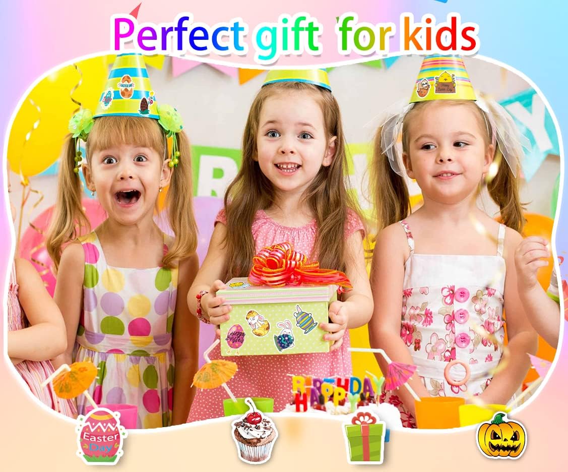 200PCS Waterproof Vinyl Stickers for Water Bottles, Cute Kids Stickers for Classroom Decor, Teacher Supplies & Classroom Must Haves