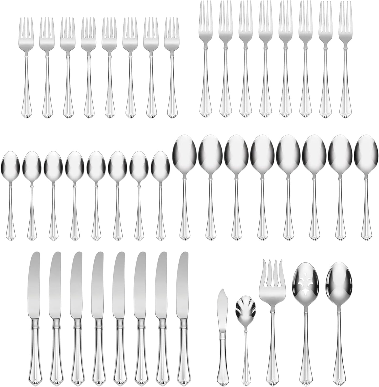 Oneida Julliard Flatware, 2 Piece, Silver