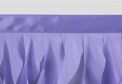leegleri 6FT Tulle Ruffle Curly Willow Table Skirt for Rectangle or Round Tables, Under The Sea Ocean Blue Baby Shark Themed Tutu Table Skirt for Baby Shower, Birthday Party
