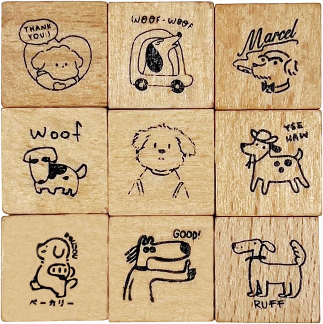 25pcs Mood Expression Wooden Rubber Stamps Kit, Cute Small Emoticon Theme Stamps for Decorative Diary Planner DIY Craft Scrapbook Card Making Letters Journal