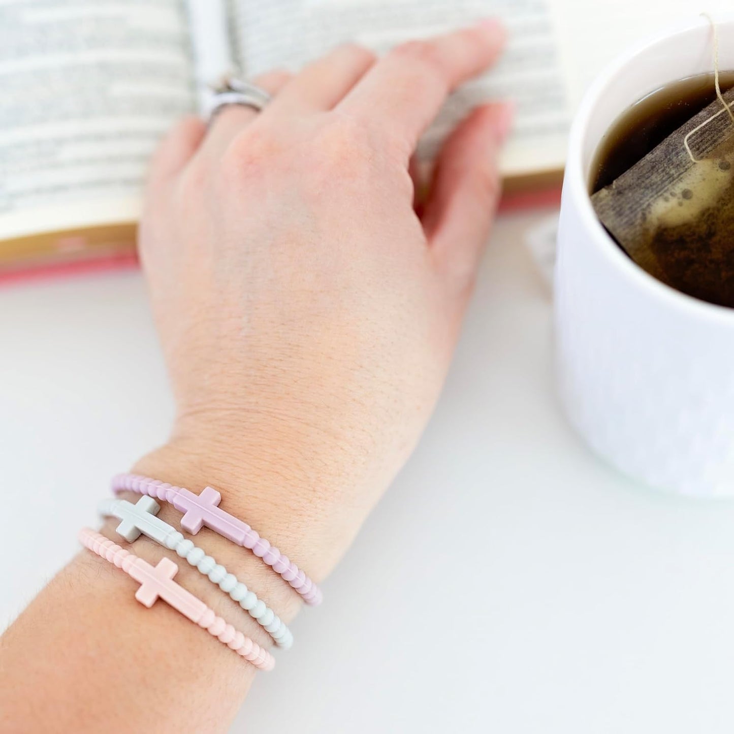Ryan & Rose Jesus Bracelets - Cross Silicone Bracelet