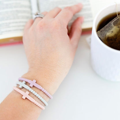 Ryan & Rose Jesus Bracelets - Cross Silicone Bracelet