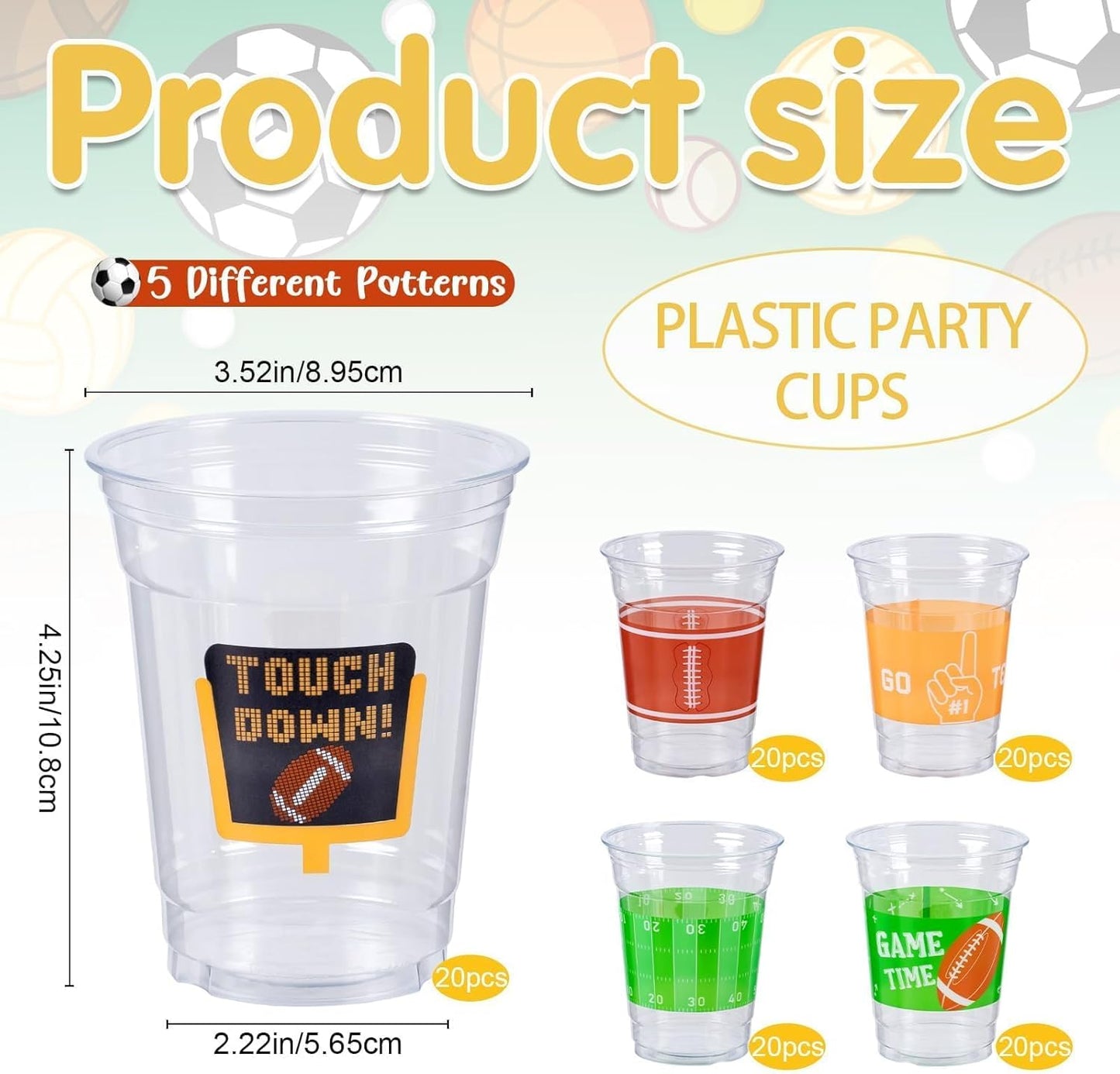 GuassLee 50 Luau Cups for Hawaiian Luau Party Decorations, 12 OZ Tiki Tropical Plastic Disposable Cups for Pool Flamingo Tiki Birthday Party Decor Supplies