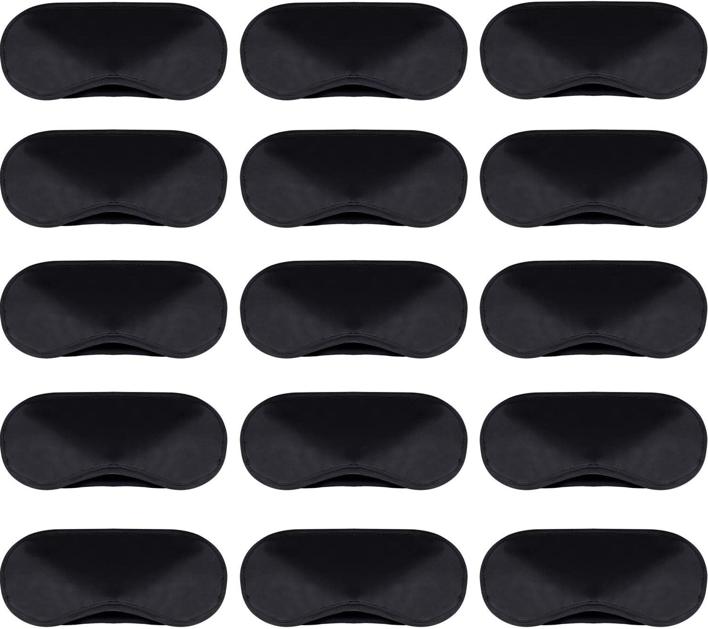 30 Pieces Blindfold Eye Cover Sleep Mask for Games Party Sleeping Travel with Nose Pad and Adjustable Strap (Multicolored)