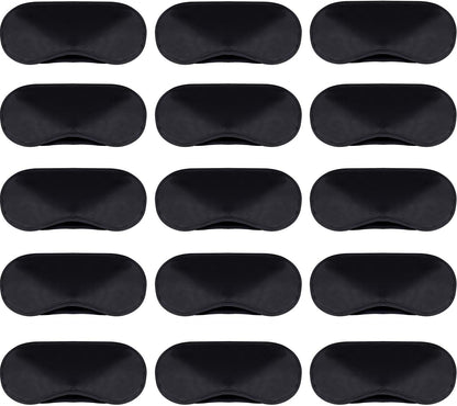 30 Pieces Blindfold Eye Cover Sleep Mask for Games Party Sleeping Travel with Nose Pad and Adjustable Strap (Multicolored)
