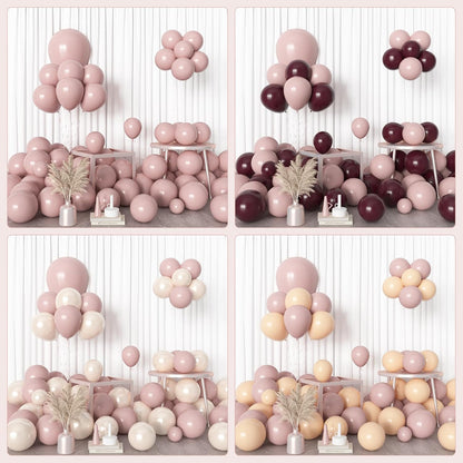 Amandir 153pcs White Sand Balloons Arch Garland Kit Different Sizes 18 12 10 5 Inch Cream Beige Sand White Latex Balloon for Birthday Boho Neutral Baby Shower Wedding Anniversary Party Decorations