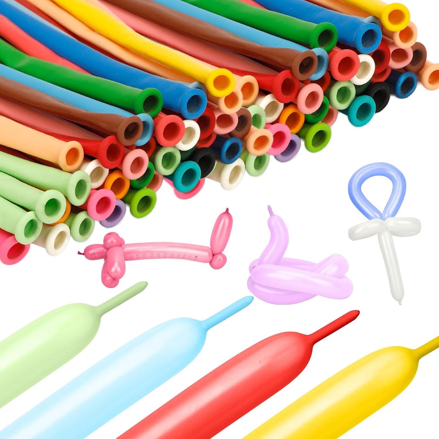 260 Balloons Clear 100 Pcs Long Balloons For Tying Balloon Arch Back To School Animal Balloon Clear 260 Globos Largos Para Hacer Figuras Birthday Valentines Party Decor