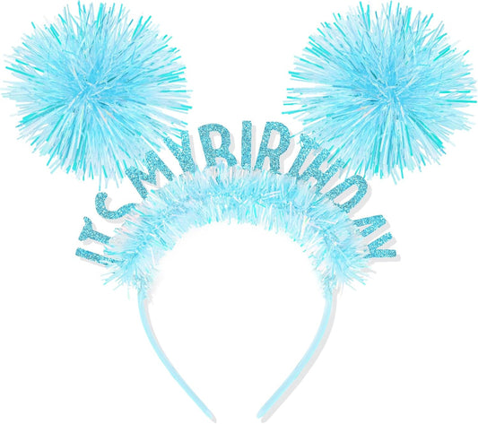 CAVETEE Happy Birthday Crown and Tiara for Women & Girls Party Decorations Gifts