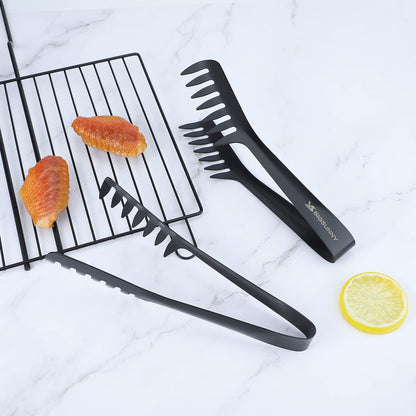 MSY BIGSUNNY 2 Pack Pasta Tong, Stainless Steel Food Tong Serving Tong, Spaghetti Tong