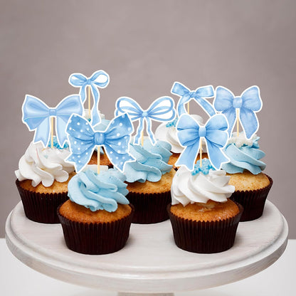Wildflower Birthday Party Decorations, 36PCS Flower Floral Cupcake Toppers Decoration, Baby in Bloom Baby Shower Cupcake Picks Decor Party Supplies for Gilrs Women