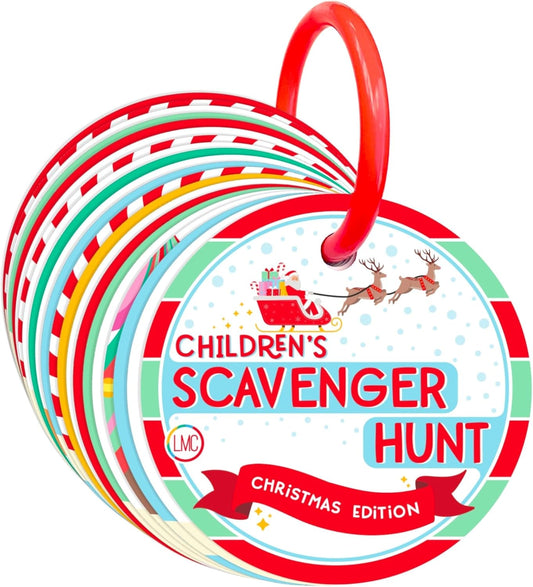 Blu Jay Children's Scavenger Hunt | Toddler Activities | Games for 2, 3 Year Old's & Up | Kids Educational Scavenger Hunt Cards (Christmas Edition)