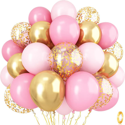 Sage Green and Dusty Pink Balloons, Retro Pink Muted Green White Gold Baby in Bloom Balloons for Girls Women Floral Fairy Wildflower Camping Birthday Woodland Baby Shower Garden Tea Party Decorations