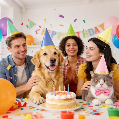 CANREVEL 24 PCS Pre-Assembled Party Hats for Adults, Party Decorations Supply Headwear Celebration for Women Men
