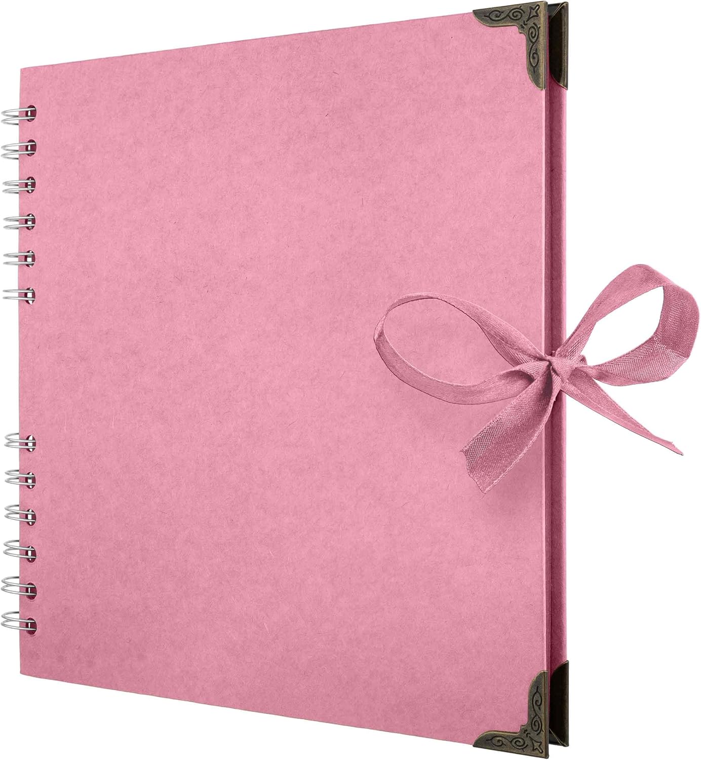 Bstorify Scrapbook Album 60 Pages (8 x 8 Inch) Brown Thick 200gsm Kraft Paper, Photo Album Scrapbook, Memory Book - Ideal for Your Scrapbooking Albums Art & Craft Projects