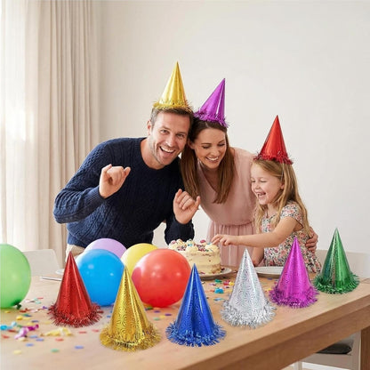 Pre-Assembled Party Hats for Kids, Birthday Hats for Kids & Adults