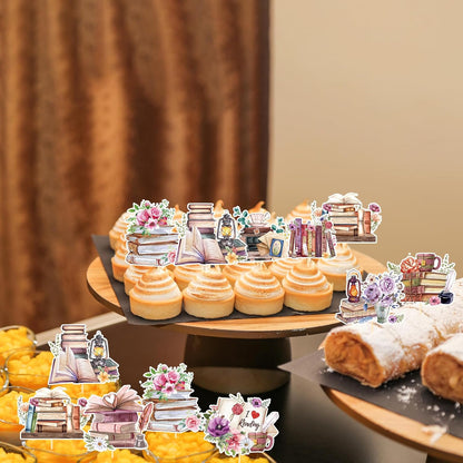 Wildflower Birthday Party Decorations, 36PCS Flower Floral Cupcake Toppers Decoration, Baby in Bloom Baby Shower Cupcake Picks Decor Party Supplies for Gilrs Women