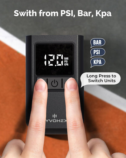 Ball Pump for Sports Balls, Portable Electric Basketball Pump Ultra Fast Inflation, with Digital LED Display Air Pump for Balls, Preset Pressure with Ball Needle for Soccer, Volleyball