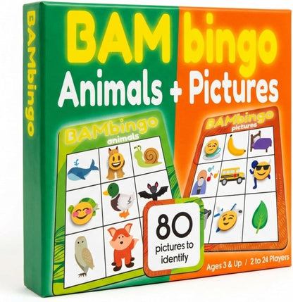 THE BAMBINO TREE Sight Word Bingo Game Level 1 and 2 - Educational Games for Kids - Learn to Read Vocabulary for Kindergarten 1st Grade - Dolch's Fry's Words Lists