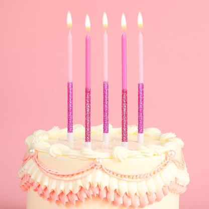 PHD CAKE Champagne Gold Long Thin Metallic Birthday Candles, Cake Candles, Birthday Parties, Wedding Decorations, Party Candles