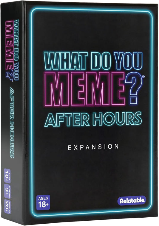 WHAT DO YOU MEME? Core Game (New Edition) Now Including GIF's by Relatable, The Essential Adult Party Game for Meme Lovers, Great for Adult Games for Game Night