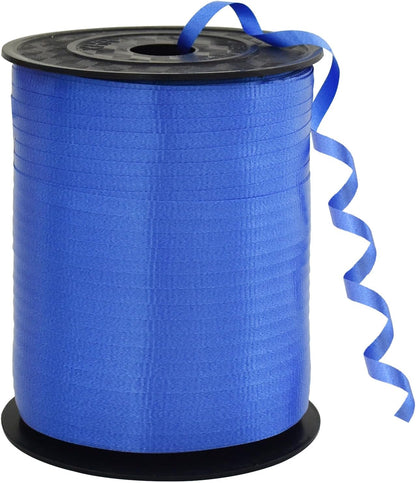 BEISHIDA 500 Yards Red Ribbon Crimped Curling, Balloon String Shiny Metallic Roll for Gift Wrapping Ribbon for Birthday Valentines Day Wedding Mother's Day Party Decorations