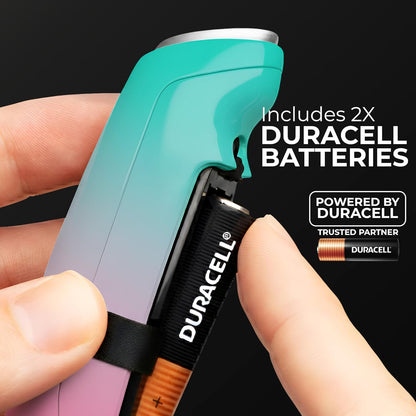 Zulay Kitchen Powerful Milk Frother Wand With Duracell Batteries - Ultra Fast Handheld Drink Mixer - Electric Whisk Foam Maker for Coffee, Lattes, Cappuccino & Matcha - Z1 Motor - Black - Colors B